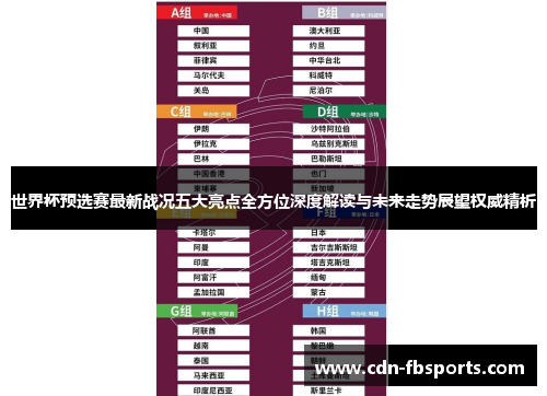 世界杯预选赛最新战况五大亮点全方位深度解读与未来走势展望权威精析
